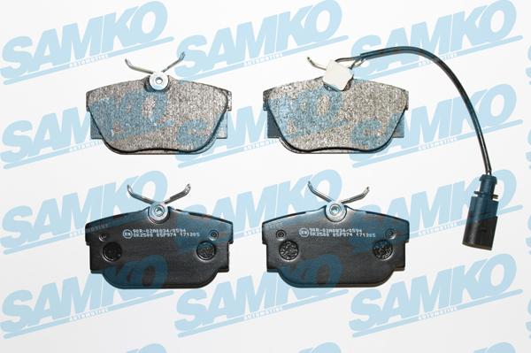 Samko 5SP974 - Тормозные колодки, дисковые, комплект parts5.com