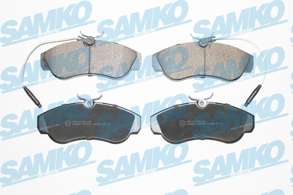 Samko 5SP494 - Тормозные колодки, дисковые, комплект parts5.com