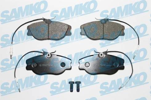 Samko 5SP498 - Тормозные колодки, дисковые, комплект parts5.com