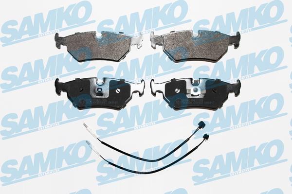 Samko 5SP497 - Тормозные колодки, дисковые, комплект parts5.com