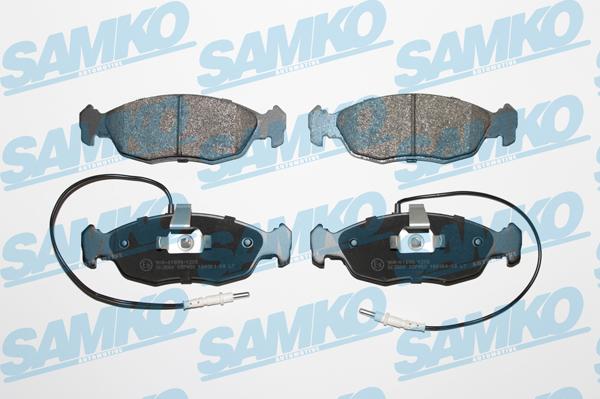 Samko 5SP450 - Тормозные колодки, дисковые, комплект parts5.com