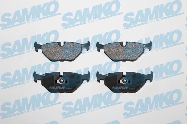 Samko 5SP463 - Тормозные колодки, дисковые, комплект parts5.com