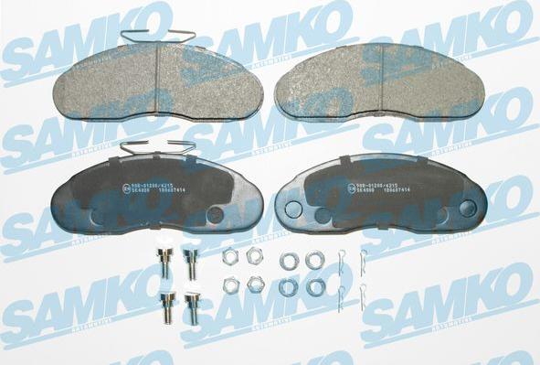 Samko 5SP414 - Brake Pad Set, disc brake parts5.com