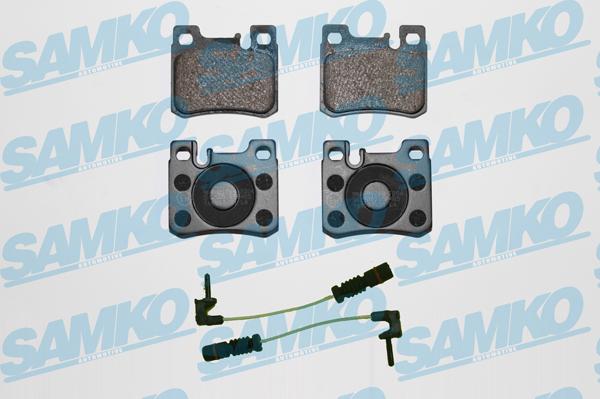 Samko 5SP485A - Тормозные колодки, дисковые, комплект parts5.com