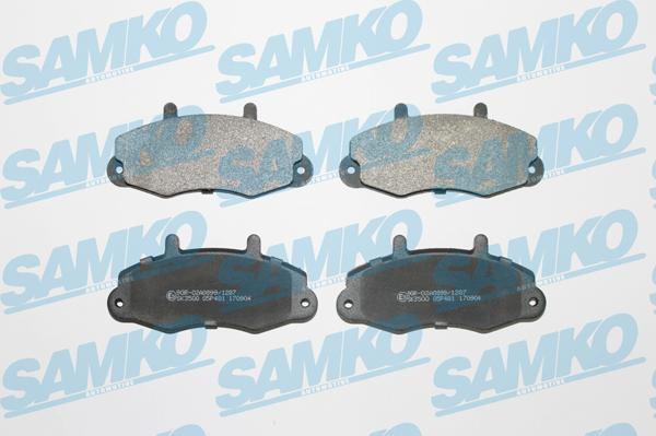 Samko 5SP481 - Тормозные колодки, дисковые, комплект parts5.com