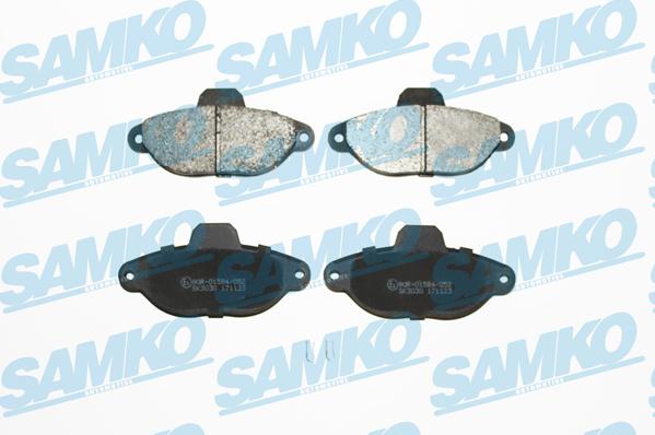 Samko 5SP483 - Тормозные колодки, дисковые, комплект parts5.com