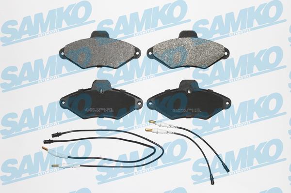 Samko 5SP487 - Тормозные колодки, дисковые, комплект parts5.com