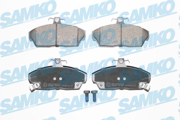 Samko 5SP430 - Тормозные колодки, дисковые, комплект parts5.com