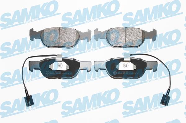 Samko 5SP424 - Тормозные колодки, дисковые, комплект parts5.com