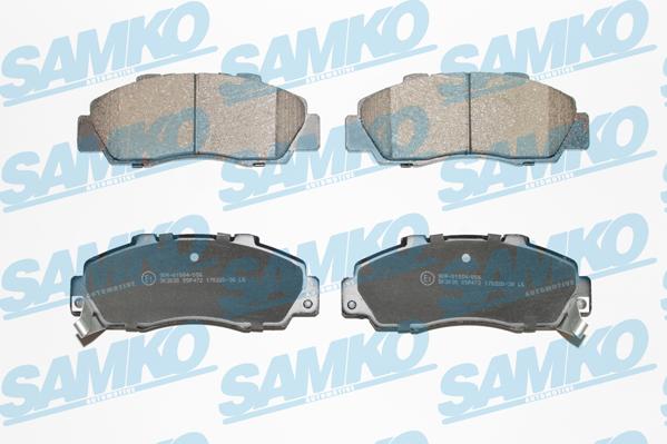 Samko 5SP472 - Тормозные колодки, дисковые, комплект parts5.com