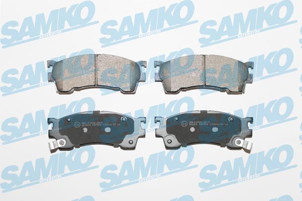 Samko 5SP559 - Тормозные колодки, дисковые, комплект parts5.com