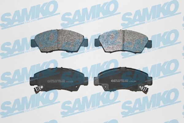 Samko 5SP558 - Тормозные колодки, дисковые, комплект parts5.com