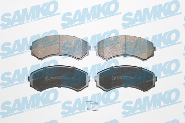 Samko 5SP569 - Тормозные колодки, дисковые, комплект parts5.com