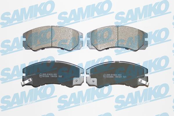 Samko 5SP565 - Тормозные колодки, дисковые, комплект parts5.com