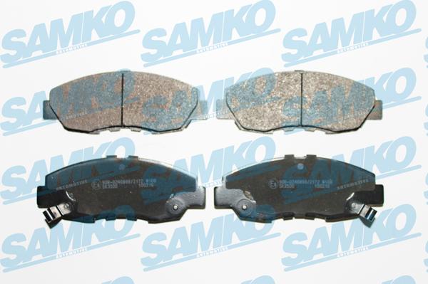 Samko 5SP566 - Тормозные колодки, дисковые, комплект parts5.com