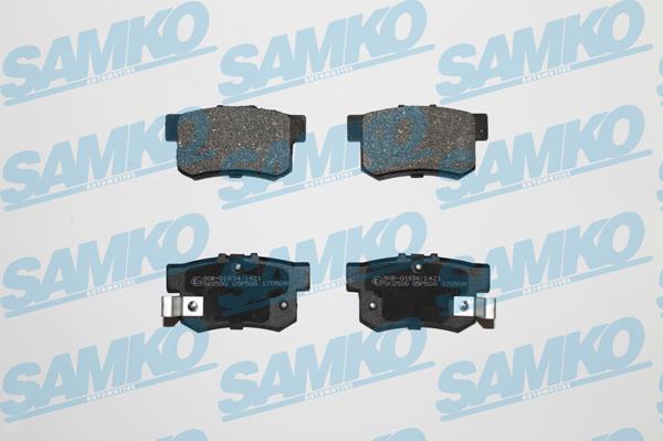 Samko 5SP508 - Тормозные колодки, дисковые, комплект parts5.com