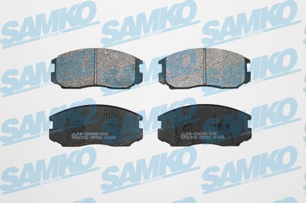 Samko 5SP502 - Тормозные колодки, дисковые, комплект parts5.com