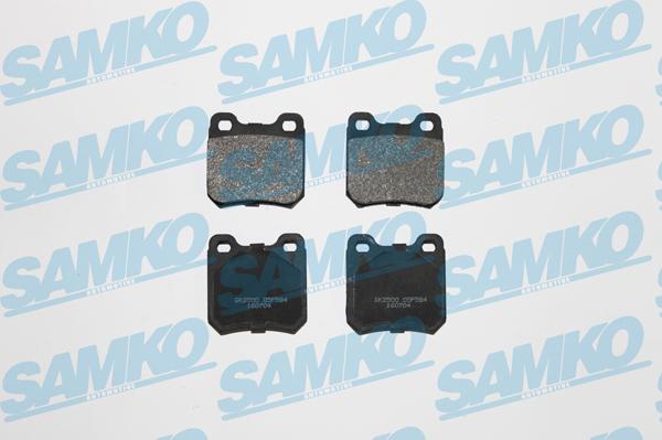 Samko 5SP584 - Тормозные колодки, дисковые, комплект parts5.com