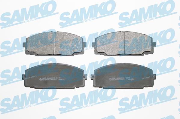 Samko 5SP577 - Тормозные колодки, дисковые, комплект parts5.com