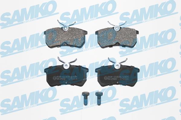 Samko 5SP697 - Тормозные колодки, дисковые, комплект parts5.com