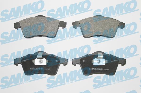 Samko 5SP645 - Тормозные колодки, дисковые, комплект parts5.com