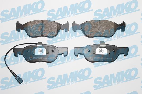 Samko 5SP646 - Тормозные колодки, дисковые, комплект parts5.com