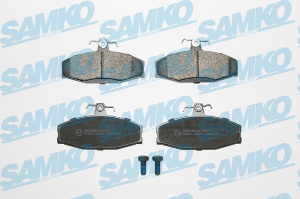 Samko 5SP651 - Тормозные колодки, дисковые, комплект parts5.com