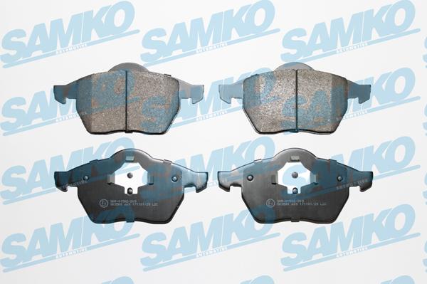 Samko 5SP669 - Тормозные колодки, дисковые, комплект parts5.com