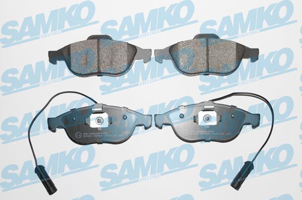 Samko 5SP664 - Тормозные колодки, дисковые, комплект parts5.com