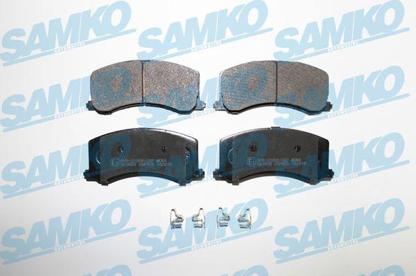 Samko 5SP665 - Тормозные колодки, дисковые, комплект parts5.com