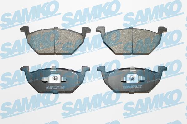 Samko 5SP668 - Тормозные колодки, дисковые, комплект parts5.com