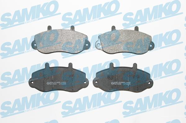 Samko 5SP663 - Тормозные колодки, дисковые, комплект parts5.com