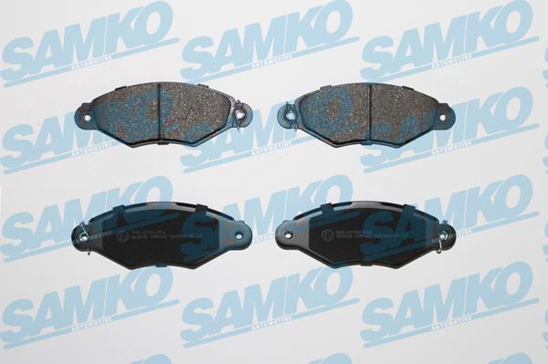 Samko 5SP662 - Тормозные колодки, дисковые, комплект parts5.com