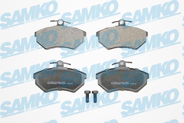 Samko 5SP600 - Тормозные колодки, дисковые, комплект parts5.com