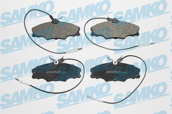 Samko 5SP619 - Тормозные колодки, дисковые, комплект parts5.com