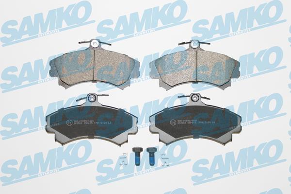 Samko 5SP615 - Тормозные колодки, дисковые, комплект parts5.com