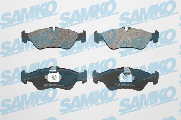 Samko 5SP610 - Тормозные колодки, дисковые, комплект parts5.com