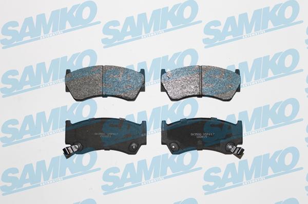 Samko 5SP617 - Тормозные колодки, дисковые, комплект parts5.com