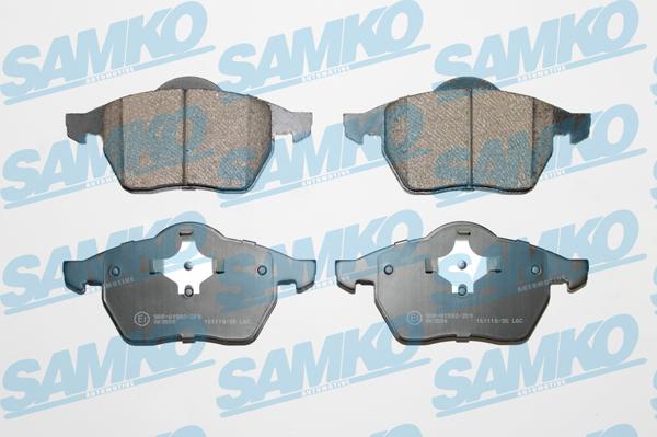 Samko 5SP639 - Тормозные колодки, дисковые, комплект parts5.com