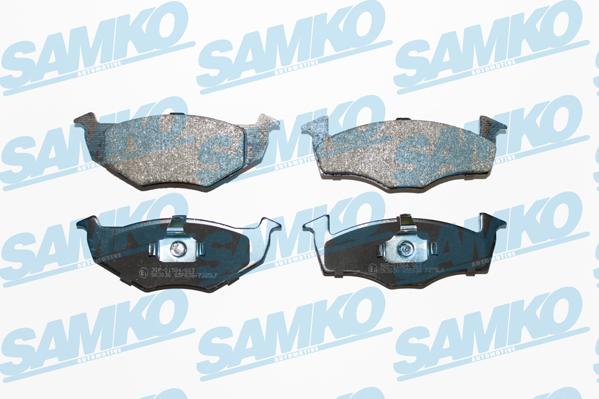 Samko 5SP638 - Тормозные колодки, дисковые, комплект parts5.com