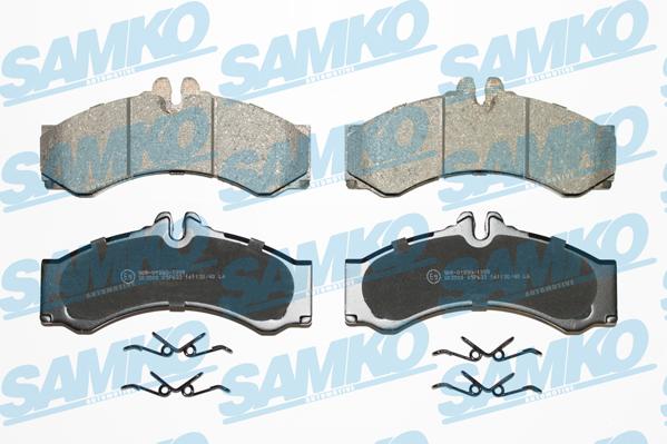 Samko 5SP633 - Тормозные колодки, дисковые, комплект parts5.com