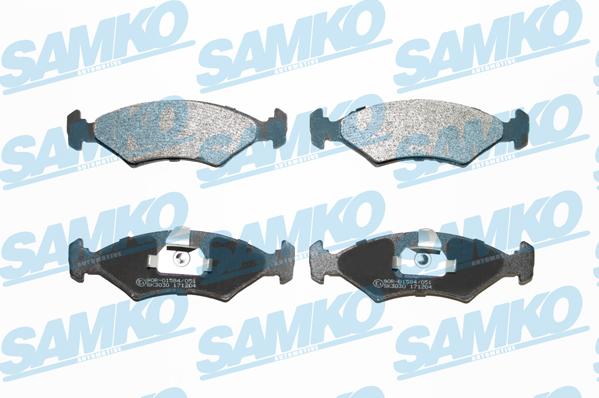 Samko 5SP628 - Тормозные колодки, дисковые, комплект parts5.com