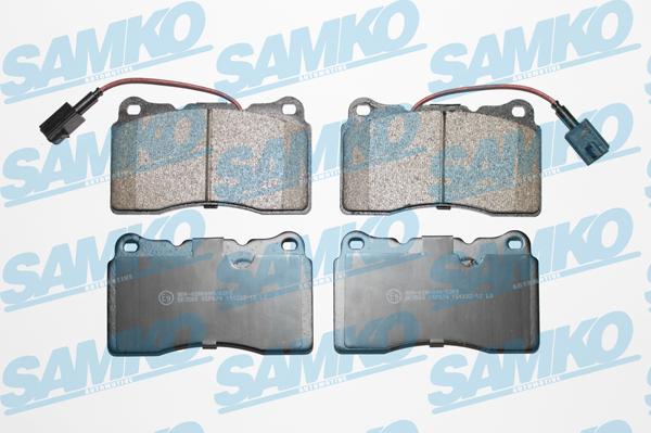 Samko 5SP674 - Тормозные колодки, дисковые, комплект parts5.com