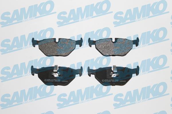 Samko 5SP675 - Тормозные колодки, дисковые, комплект parts5.com