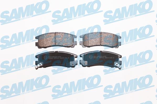 Samko 5SP043 - Тормозные колодки, дисковые, комплект parts5.com