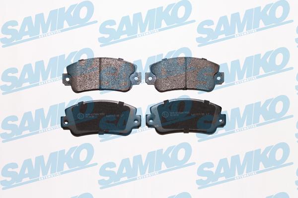 Samko 5SP006 - Тормозные колодки, дисковые, комплект parts5.com