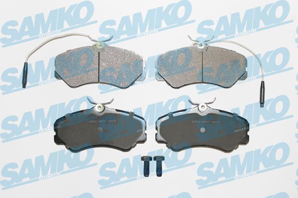 Samko 5SP011 - Тормозные колодки, дисковые, комплект parts5.com