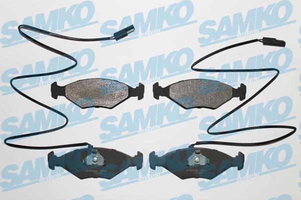 Samko 5SP017 - Тормозные колодки, дисковые, комплект parts5.com