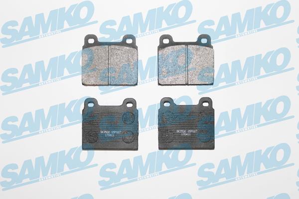 Samko 5SP027 - Тормозные колодки, дисковые, комплект parts5.com