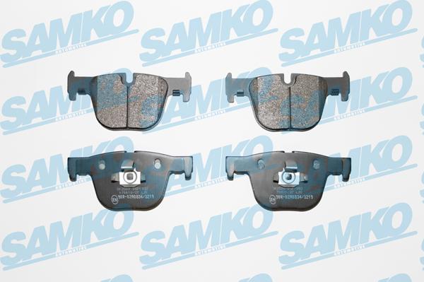 Samko 5SP1993 - Тормозные колодки, дисковые, комплект parts5.com